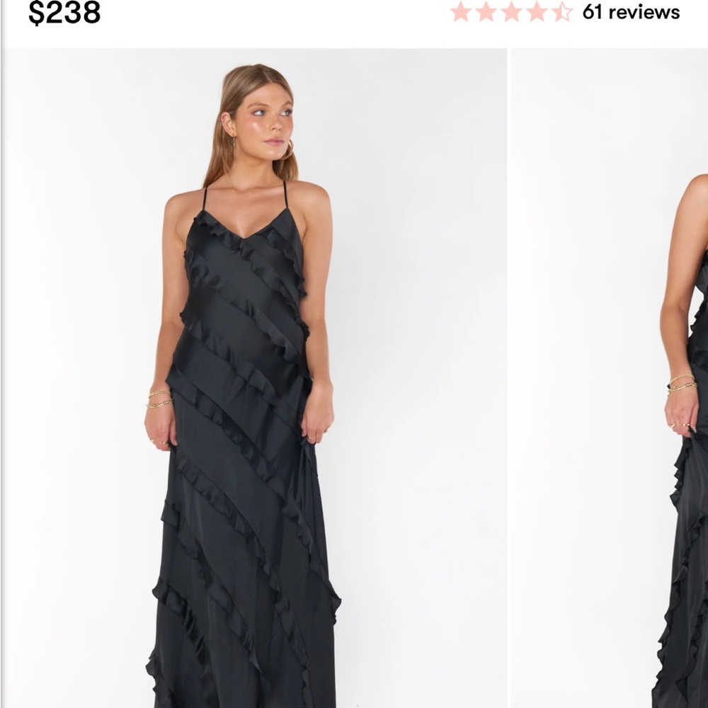 COPY - Show me your MUMU black bridesmaid dress worn ONCE!